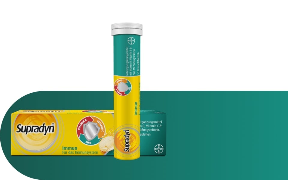 Supradyn immun Brausetabletten packshots