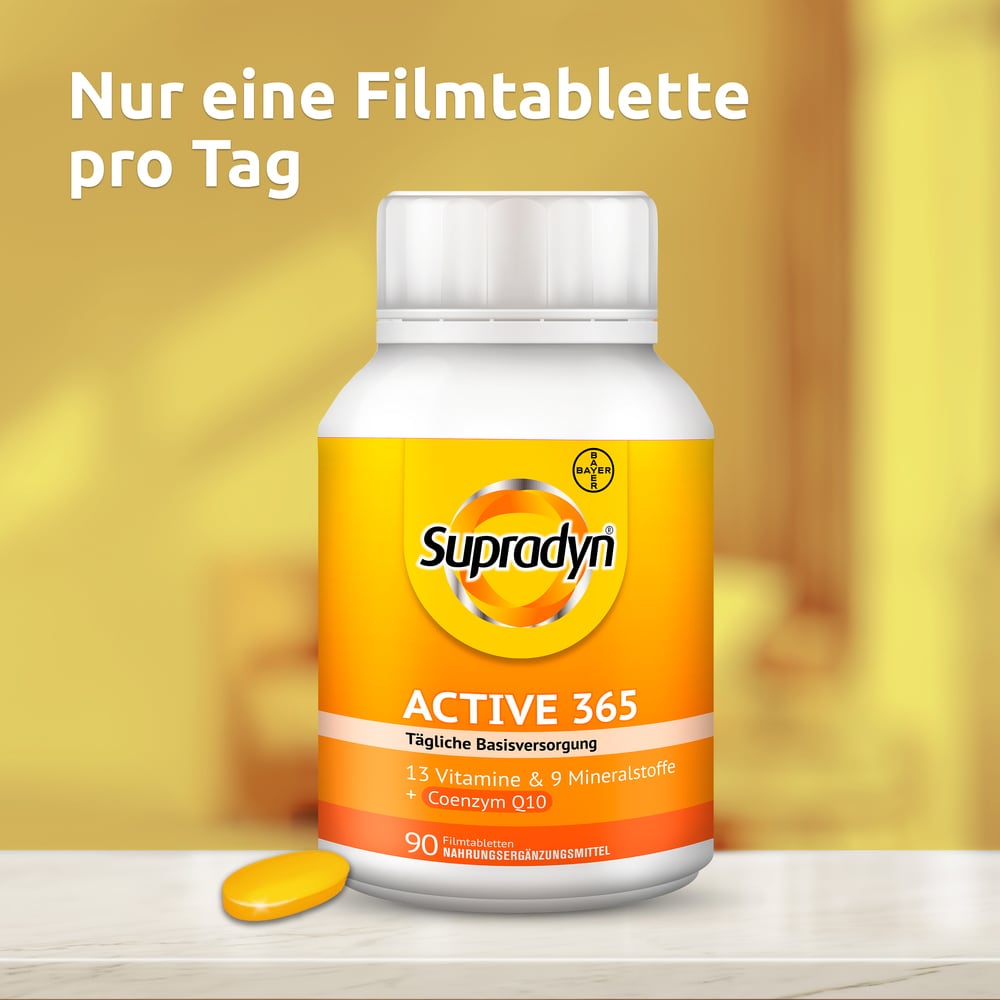 Supradyn ACTIVE Produkt in zwei Darreichungsformen
